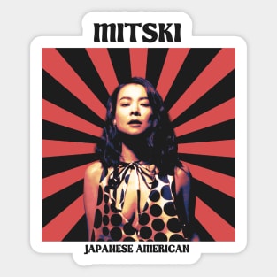 Mitski Japan Sun Sticker